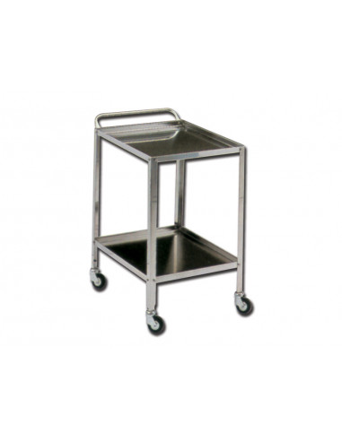 Carrello medicazione in acciao inox